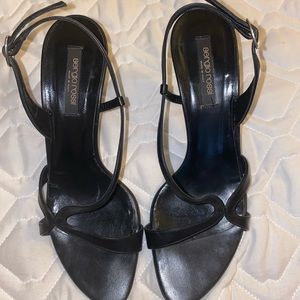 SERGIO ROSSI black heeled sandals